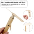 thumbnail image 4 of SHISUYAN 3pcs Flying Bamboo Dragonfly Toy Pulling String Bamboo Dragonfly Toy for Outdoor, 4 of 9