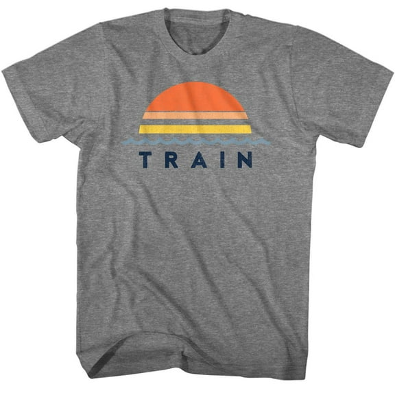 Train Sunset Graphite Heather T-Shirt