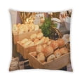thumbnail image 2 of Ahgly Company Foods Bread Indoor Throw Pillow, 18 inch by 18 inch, 2 of 6