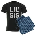 thumbnail image 6 of CafePress - Lil Sis Men's Dark Pajamas - Men's Dark Loose Fit Cotton Pajama Set, 6 of 7