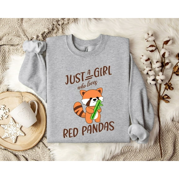 Red Panda Lover Sweatshirt: Animal Art Shirt290 Tshirt All Size S-5XL