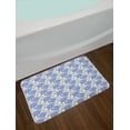 thumbnail image 2 of Grey Blue Bath Mat, Blossoming Cornflowers Sketch Style Foliage Leaves Flourishing Nature, Non-Slip Plush Mat Bathroom Kitchen Laundry Room Decor, 29.5 X 17.5 Inches, Violet Blue and Grey, Ambesonne, 2 of 2