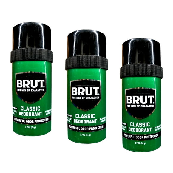 Brut Classic Round Stick Deodorant 2.7 Ounces (3-Pack)