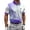 3, variant on Alkepwun Mens Tops Color-Block Print Golf Short Sleeve Collared Dry Fit Athletic Sport Shirt Lightweight Breathable Stretchy Casual Tee