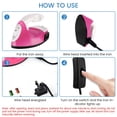 thumbnail image 4 of Mini Heat Press Machine Portable Electric Iron with Silicone Heat Insulation Pad Small Travel Iron Heat Machine for Clothes Handheld Heat Press Machine with Charging Base for DIY Craft Pr, 4 of 7