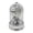 Silver, variant on European Retro Table Clock Antique Round Quiet Alarm Clock Desk Clock with Clear Clock Cover for Bedroom Home Decors