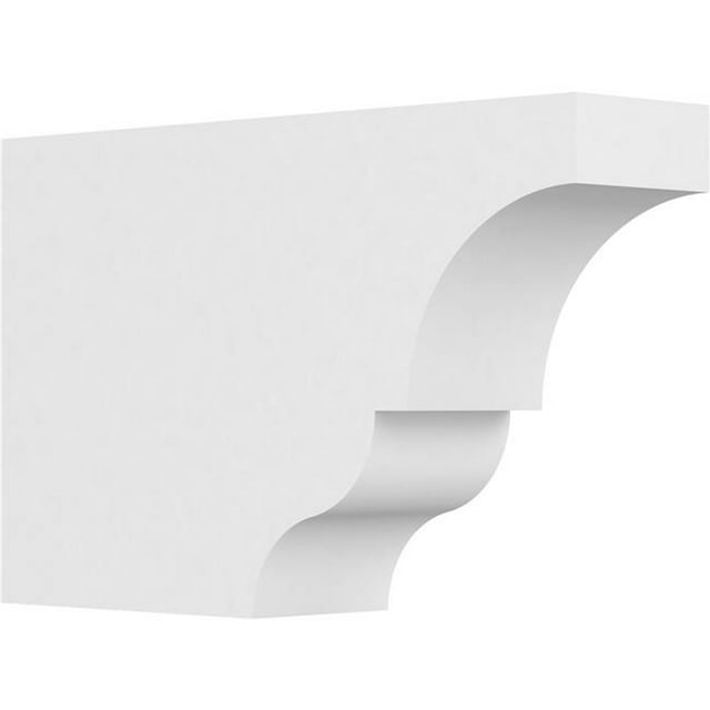 Ekena Millwork RFTP04X10X16ASH 10 x 4 x 16 Po Standard Asheboro Architecture Grade Queue de Chevron PVC