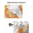 thumbnail image 6 of Cute Deer Bathroom Window Curtain, Modern Abstract Oil Painting Aesthetic Light Filtering Coffee Kitchen Curtains, Bedroom Living Room Curtains 2 Panel 84"x54", 6 of 6