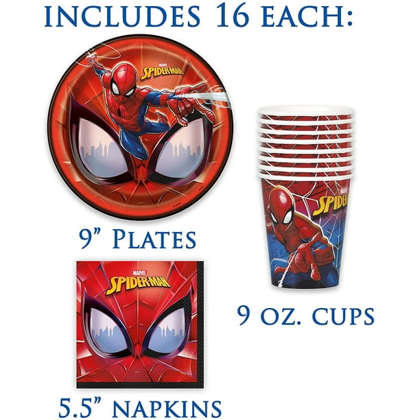 Serviettes d'anniversaire Spiderman