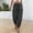 #Dark Gray, variant on DPTALR Women's Fashion Solid Color Cinched Ankle Drawstring Full Length Pants with Pockets,Army Green,Size M