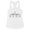 White, variant on Skyline Bern Switzerland Tank Top Fitted Racerback Women's Large White