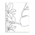 thumbnail image 1 of Stupell Industries Watering Can and Spring Florals Modern Minimal Linework, 13 x 19, Designed by BlursByAI, 1 of 5