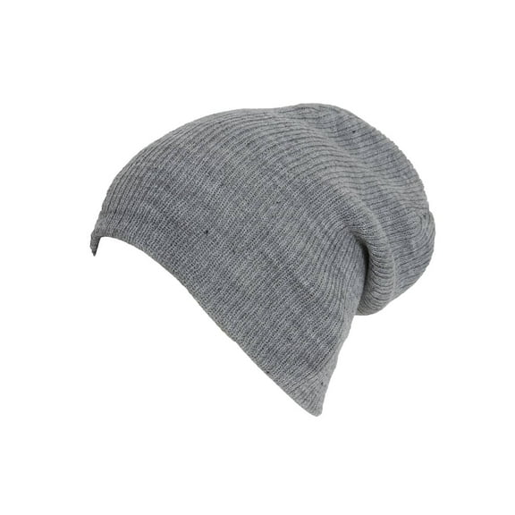 Light Grey Winter Slouch Beanie