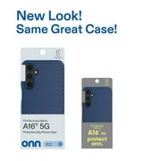 onn Protective Gel Phone Case for Samsung Galaxy A16 5G - Blue