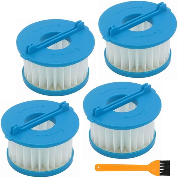 A32F02 HEPA Filters Replacement Compatible with Ryobi 18V ONE  Wet/Dry Hand Vacuum PCL702 PCL702B PCL702K (4 Pack)