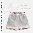 thumbnail image 5 of Cherry Love Pattern Swim Trunks Quick Dry Beach Pool Board Shorts Lightweight Stylish Print Sizes 2T to XL, 5 of 8