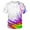 Purple, variant on Honeeladyy Summer Sales 3D Graphic Colorful T-Shirts for Men Summer Casual Loose Short Sleeve Crew Neck Tops Fashion Ink Splash Print T-Shirt Yellow