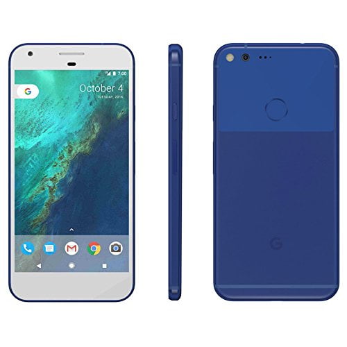 Refurbished Google Pixel 32GB Really Blue (Unlocked Verizon AT&T T-Mobile) Pure Android Smartphone