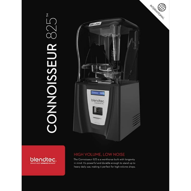 Blendtec Connoisseur 825™ Countertop Blender With 1 WILDSIDE+® JAR  C825C11Q-A1DA1D - Plant Based Pros