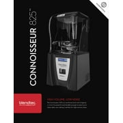 Blendtec Commercial Connoisseur 825 Blender + 2 WildSide Jars