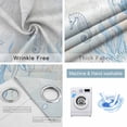 thumbnail image 2 of Blue Seahorse Coastal Blackout Curtains for Bedroom, Summer Beach Nautical Ocean Coral Thermal Insulated Kitchen Drapes with Grommets, Light Blocking Window Treatment, 2 Panels 42" x 54", 2 of 7