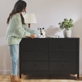 thumbnail image 3 of Little Seeds Aster 6-Drawer Dresser , Black, 3 of 13