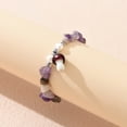 thumbnail image 3 of Riforla Bracelet en Gravier Naturel pour Femmes Bracelet Chakra Bracelet Extensible Perlé Bracelet en Pierre Colorée Bracelet Mignon pour Adolescentes Bijoux pour Femmes A, 3 of 6