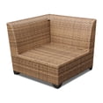 thumbnail image 6 of TK Classic Laguna 3 Piece Wicker Patio Sofa in Brown, 6 of 6