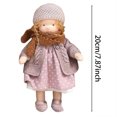thumbnail image 4 of Doll Handmade Handmade Doll Vintage Crocheted Doll 1pc, 4 of 8