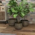 thumbnail image 5 of Uma Enterprises Mtl Planter Set Of 3, 16 Inches, 13 Inches, 11 Inches Width, 5 of 5
