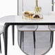 thumbnail image 3 of Rectangle Nordic Dining Table Industrial Luxury Elegant Modern Dining Table Italy Kitchen Mesa De Comedor Living Room Furniture My Lux Decor Round, 3 of 8