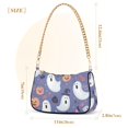 thumbnail image 3 of FORMRS Womens Shoulder Bag with Chain Strap Clutch Purse Cute Tote Handbag, Blue Cute Halloween, 3 of 7