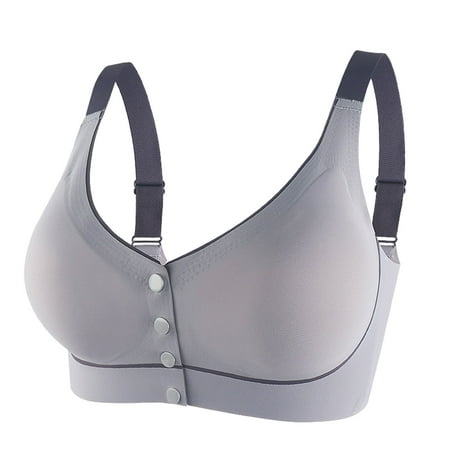 

Sports Bras For Women Pack Bralettes For Women V-Neck Bras For Women No Underwire Comfort Padded Bra Unlined Soft Triangle Bralette(XXL Grey)
