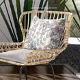 thumbnail image 3 of Amrita Sen Designs  16 x 16 in. Pond Peacock Broadcloth Indoor & Outdoor Zippered Pillow - Multi Color, 3 of 4