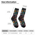 thumbnail image 2 of Vsdgher Basketball Crew Socks for Men & Women, Breathable Casual Athletic Ankle Socks, 2 of 6