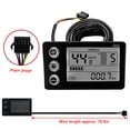 thumbnail image 4 of Soidarity Bicicleta eléctrica LCD-S866 Panel de visualización Sustitución de piezas de conversión Ropa Deportiva, Zapatos, 4 of 5