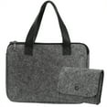 thumbnail image 2 of Bolsa de transporte para portátil con billetera, bolsa de fieltro multiusos portátil para portátil, bolsa de transporte para portátil, bolsa de transporte para portátil, instalación sin esfuerzo, 2 of 12