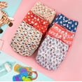 thumbnail image 6 of Simple Being Reusable Cloth Diapers, Double Gusset, One Size Adjustable, Washable Soft Absorbent, Waterproof Cover, Eco-Friendly Unisex Baby Girl Boy, six 4-Layers Microfiber Inserts (Christmas), 6 of 6