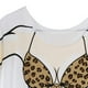 thumbnail image 4 of 2x Divertidas Mujeres Hawaiano Bikini Camiseta Casual Camiseta Tops Cumpleaños Fernando cubrir el cuerpo del bikini, 4 of 8