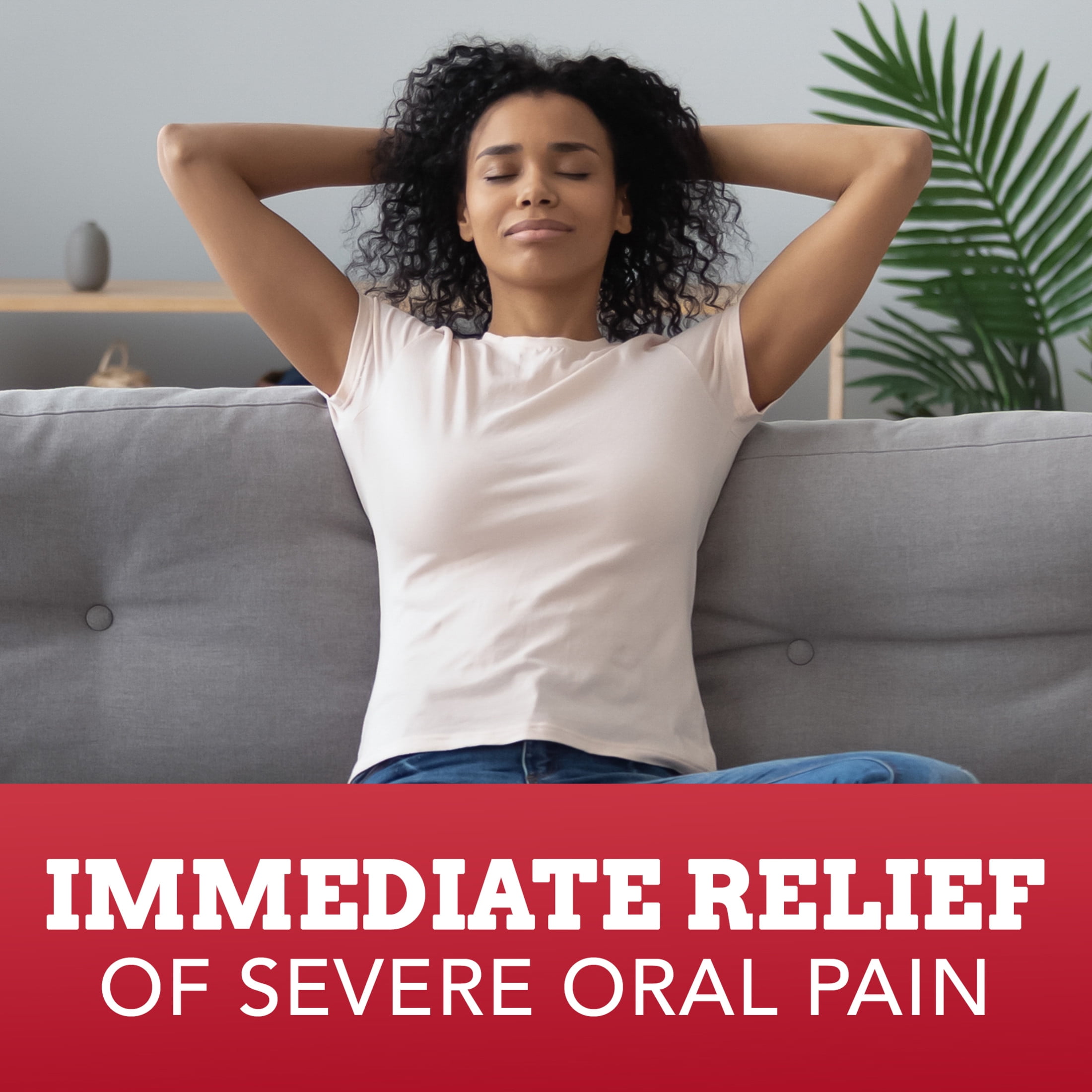 Orajel 4X Medicated Oral Pain Gel for Toothache & Gum Pain, 0.25 oz