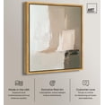 thumbnail image 2 of Pale Textured Silence II Canvas Neutral Boho by Art Remedy, Gold Frame, 30 x 36, 2 of 7