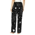 thumbnail image 3 of Fotbe Space Galaxy Women's Pajama Pants,Sleepwear Pants,Pj Bottoms Drawstring And Pockets-Small, 3 of 9