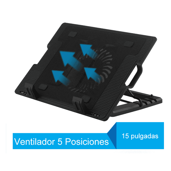 Base Enfriadora Para Laptop PRODOTTY 1 ventilador y 5 Posiciones CLR-21