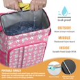 thumbnail image 2 of Travel Cooler Bag - Pink Bows and Baseballs Pattern Camping Beer Cooler Backpack with Bottle Opener- Waterproof Insulated Picnic Backpacks - Cooler Bag for Beach, 2 of 6