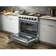 thumbnail image 6 of THOR 36-Inch Gas Range, 6 Burners - Stainless Steel (LRG3601U), 6 of 9