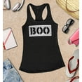 thumbnail image 3 of S4E Women's Distressed Boo Halloween Racerback Slim Fit Small Black, 3 of 4
