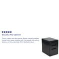 thumbnail image 5 of BizChair 3 Drawer Lockable Filing Cabinet, Black, 5 of 15