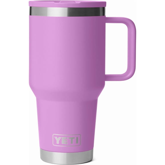 Rambler 30 oz Travel Mug with Flip Straw Lid – Stainless Steel, Vacuum Insulated, Leakproof, Cup Holder Friendly, Desert Bloom
