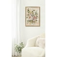 thumbnail image 6 of Kate and Laurel Sylvie Day 22 Framed Canvas Wall Art by Annie Quigley, 18x24 Gold, Soft Botanical Flower Bouquet Art for Wall Home Decor, 6 of 7