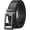 Black, variant on Men's Leather Casual Belt 1 3/8" Automatic Ratchet Belts Adjustable Click Buckle Belts with Box for Dress